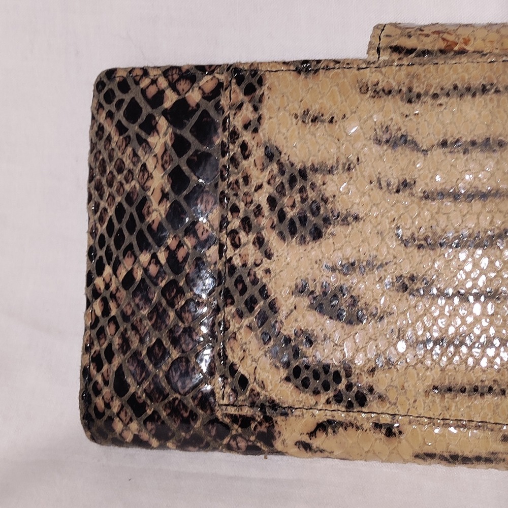 The Find Wallet Python Pattern Leather Wallet Snap Closure - Picture 8 of 16